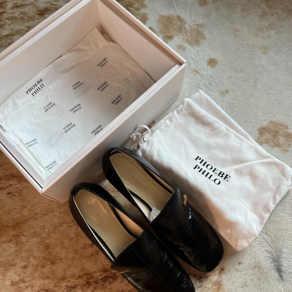 Phoebe Philo Club Loafer black leather NEW + never worn - Picture 4 of 10